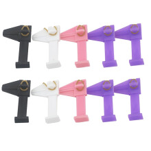 Nail Art Positioning Clip 10pcs Precision Manicure Finger Holder for Gel Extensions Home and Salon