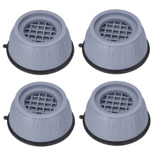 4-delige set meubelonderleggers, vloermatten voor de wasmachine, voetmatten en accessoires.
