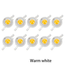 50 pcs LED lamp beads 1W 2W 3W WARM WHITE 2W 2W warm white 2W-2W