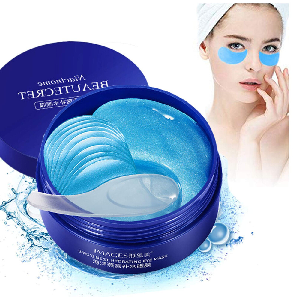 Dark Under Eye Patches 30 Pairs Hyaluronic Acid Eye Mask For Circles Puffiness Wrinkles Hydration
