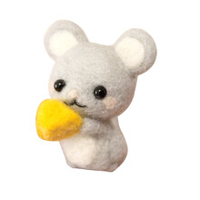 Kiplyki Wholesale Cute Pattern Handmade DIY Poke Wool Felts Material Production Package