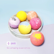 Luxurious Handmade Dry Flower Bath Salt Ball Set Box, Aromatic & Relaxing Bubble Bath Experience