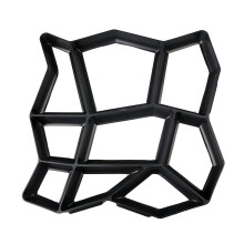 Worallymy Making DIY Paving Mould Home Garden Driveway Black Mold Road Stepping Stone Concrete Paver