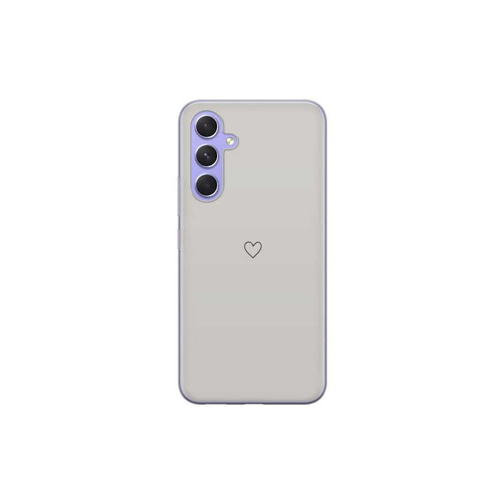 Compatible With Samsung Galaxy A54 Transparent Case Heart 9004841964348