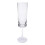 Set of Four Clear Acrylic Stemmed Flutes 1
