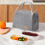 Νέα φορητή τσάντα φαγητού Bento Insulation Bag, Ροζ 3