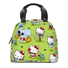 Boîte à lunch Hello Kitty, sac à lunch personnalisé style anime, sac à lunch portable et réutilisable - Taille unique