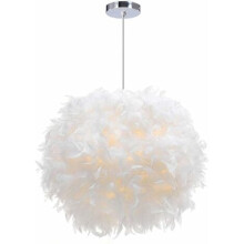 Lustre créatif en plumes, plafonnier, chambre d'enfant, café, bar