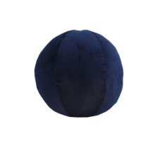 Nordic Style INS Household Soft Plush Toy Solid Color Sofa Decor Cushion Spherical Throw Pillow Plush Ball Pillow WRINKLE NAVY