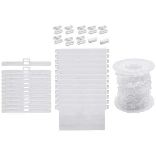 1 ensemble de perles verticales pour rideaux, lestage du bas de rideau, accessoires pour stores