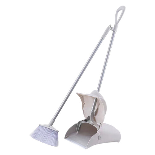 Set scopa e paletta Blaxill con manico lungo, compatibile con supporto verticale, ideale per uso interno/esterno.
