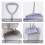 Set scopa e paletta Blaxill con manico lungo, compatibile con supporto verticale, ideale per uso interno/esterno. 3