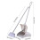 Set scopa e paletta Blaxill con manico lungo, compatibile con supporto verticale, ideale per uso interno/esterno. 5