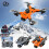 Viflosae Mini Drone με κάμερα HD 1080P, οπτική ροή, διατήρηση ύψους, λειτουργία Headless, 2