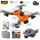 Viflosae Mini Drone με κάμερα HD 1080P, οπτική ροή, διατήρηση ύψους, λειτουργία Headless, 7