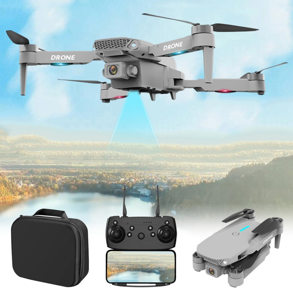 Brushless Motor Drone With 1080P Camera, 2.4G Wifi Fpv Rc Quadcopter With Headless Mode, Follow Me, Altitude Hold - Compatible With Gifts For Kids 9340258878558