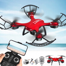 GBSELL Drones για παιδιά 6-8 ετών, 1080P HD FPV Drone με κάμερα και τηλεχειριστήριο, διατήρηση
