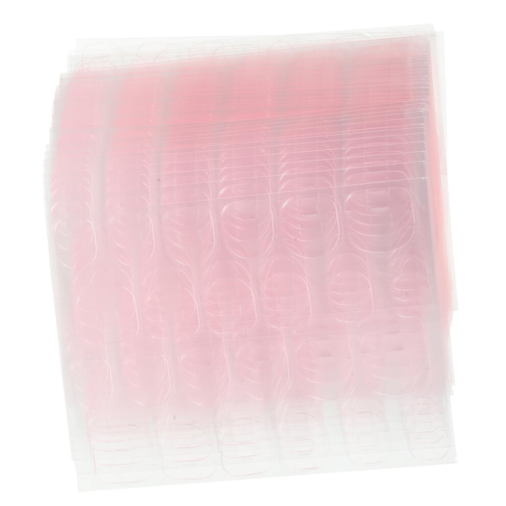 Press On Toenails Adhesive Tabs 50 Sheets Strong Hold Double Sided Pads for Fake Toenail Glue