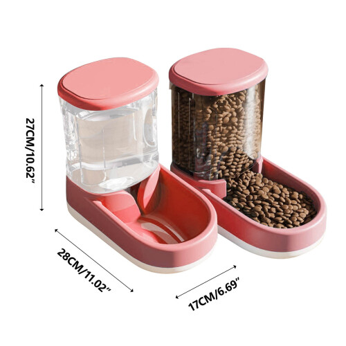 Σετ Αυτόματης Ταΐστρας & Ποτίσματος Kayannuo Home Essentials Clearance Συμβατό με Σκύλους, Γάτες, 1