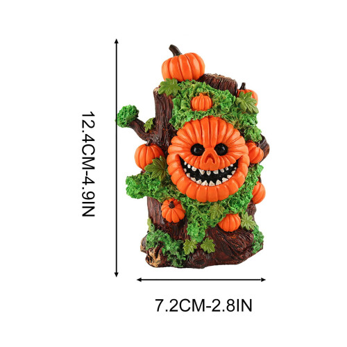 Fankiway Halloween Κολοκύθα Κεφαλή Δέντρου Πνεύμα Διακόσμηση Επιτραπέζιας Ρητίνης 2