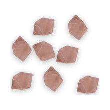 ADVEN100 Piese Pietre Luminoase Roci Ornament Solar Decorativ Acasă Grădină Alee Interioară Peisaj Decorare Cale Alee Roz Deschis