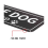 Placa de metal "Cuidado com o Cão" (2 unidades), 30,5 x 7,6 cm (12 x 3 polegadas), resistente à ferrugem. Placa de alumínio 0,040. 2