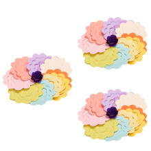 60 pcs Colorful Handmade Rose Flower Quilling Paper Strips Craft Make Paper Flowers Kit for Arts and Crafts Projects