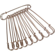 Safety Pins Heavy Duty Large Safety Pins Steel 50 pcs for Blankets, Clothes, Skirts, Kilts, Crafts (sliver)