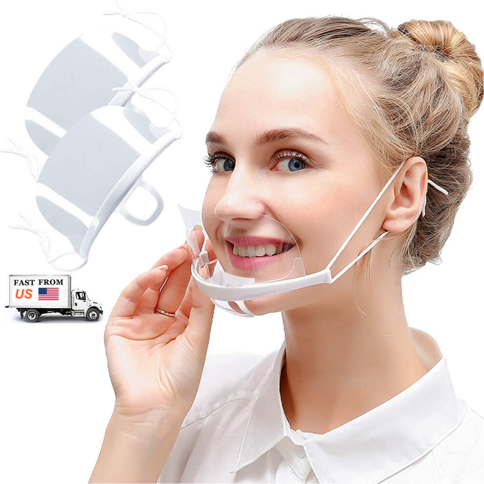 10Pcs Antifog Reusable Face Shield With Adjustable Fit For Food Service And Beauty Salons 9450606063571