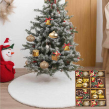 Weihnachtsgeschenke im Abverkauf – Gnobogi-Dekorationen, Kugelglocken-Geschenkset, Baumanhänger, kompatibel mit Weihnachtsschmuck