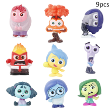 Confezione da 9 Inside Out2 Figurine - Action figure anime, da collezione, decorazione per scrivania, giocattolo per bambini, regalo di Natale9PCS