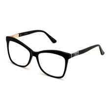 Premium Oversized Cateye Lesebrille für Damen - Großes Sehfeld, klare Gläser - Cateye +2,00