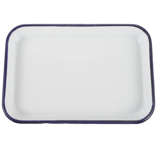 Household Enamel Baking Dish Rectangular Roasting Pan Multi-use Baking Tray Non-stick Roasting Tray 1