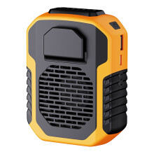 Maxiaoxia Ventilador portátil de cintura para exteriores, Power Bank portátil, Ventilador multifunción, Ventilador silencioso, Ventilador de
