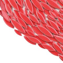 100g Ceramic Mosaic DIY Set Colorful Petal Ceramics Leafy Vein Mosaic T Meo M7R8