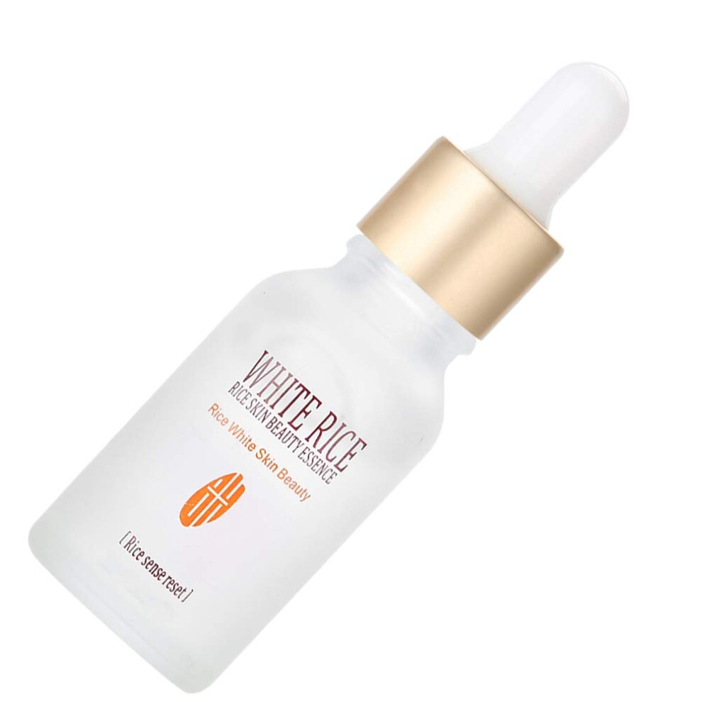 White/Dark Rice Brightening Facial Serum 15Ml Deep Hydration Antiaging Spot Correction