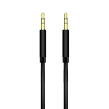 Câble AUX 3,5 mm (AUX vers AUX) Noir de haute qualité 2M