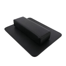 2pcs Leather Nail Arm Rest Pillow Set Comfortable Wrist Support for Salon and Table Protection