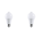 2X 85-265V E27 PIR Motion Sensor Lamp 12W Bulb with Motion Sensor Infrared Motion Detector Security Light Warm Light 4