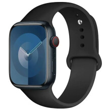 Silikonarmband kompatibel mit Apple Watch 38-40, 41-42, 44-45, 46-49 mm, für iWatch Series 10, 9, 7, 4-8SE, Ultra 2 und 3