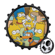 Magnetischer Flaschenöffner von Simpson mit Kühlschrankmagneten – Einzigartige Geschenkidee für Campingfans – Cooles Gadget für