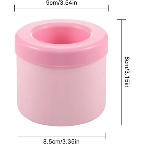 Eiswürfelform mit Verschluss, 2 Stück, Silikon-Eiswürfelform, Eiswürfelform, Eisformen, Eiswürfelbereiter, Mini-Eiswürfelformen, 1