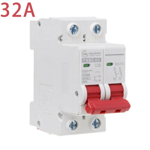 Μίνι διακόπτης ηλιακού κυκλώματος 2P DC1000V 6/10/16/20/25/32/40/50/63A DC MCB