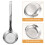 Pasta Cooking Mesh Filter Spoon Strainer Manual Stainless Steel 5