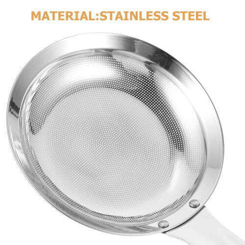 Pasta Cooking Mesh Filter Spoon Strainer Manual Stainless Steel 1