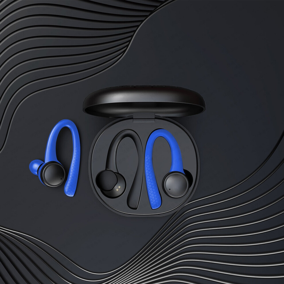 Gnobogi Sport In-Ear Headphones, True Wireless Bluetooth 5.0 Earbuds With Ipx4, Stereo Sound, Built-In Mic, Compatible With Gym & Workouts 9423501712325