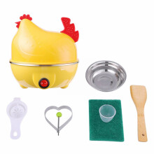Mini machine à petit-déjeuner, cuiseur à œufs, cuiseur vapeur monocouche, compatible avec Tantouec, jaune, petit appareil électroménager de