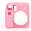 Capa protetora para câmera Instax Mini SE, capa protetora contra quedas, capa simples de cor sólida, capa protetora de silicone macio para Instax 1