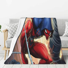 Couverture polaire Spider-Man ultra douce et confortable, idéale pour la literie enfant : 80 po x 60 po