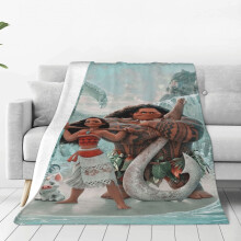 Couverture Moana douce et moelleuse, idéale pour les voyages, la chambre, le salon, le canapé ou le bureau. Cadeau parfait en toute saison pour